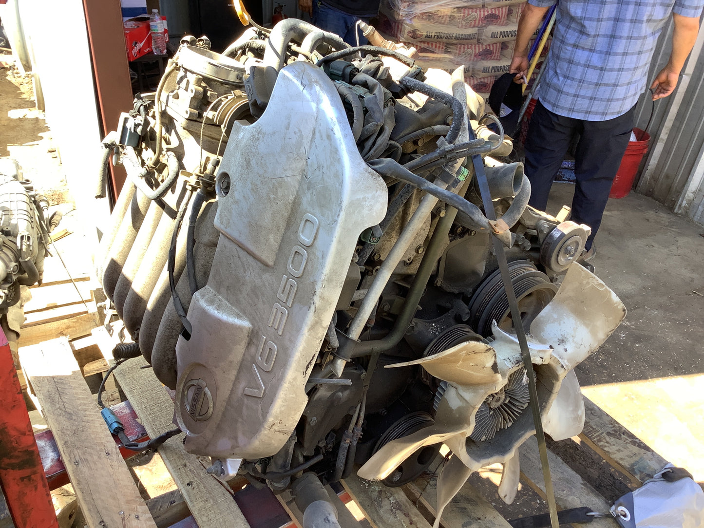2002 - 2003 NISSAN PATHFINDER - 3.5 L ENGINE - #M18539