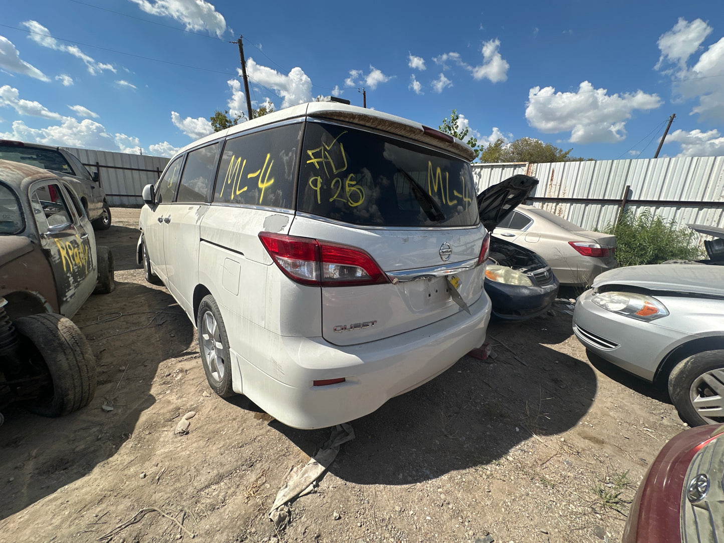 1/2 2011-2017 Nissan Quest | All Parts A - F | SKU #: M17814