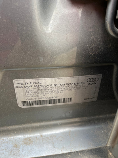 2006 AUDI A4 - STOCK #M18636