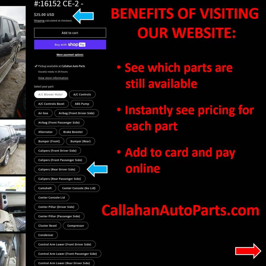 2004 - 2009 Dodge Durango - Stock #: M18537 MH-7