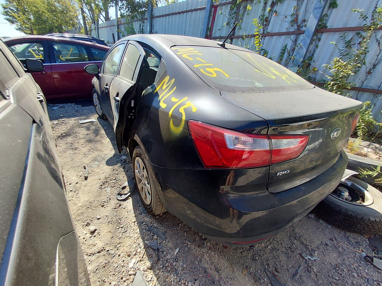 1/2  2012 - 2017 Kia Rio DGI | All Parts A - F | SKU #: M17825 - L-15
