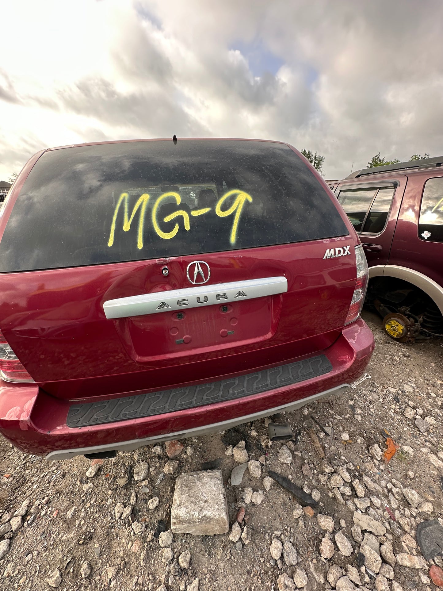2001-2006 ACURA MDX - PARTING OUT-MG-9 - Stock #M19319