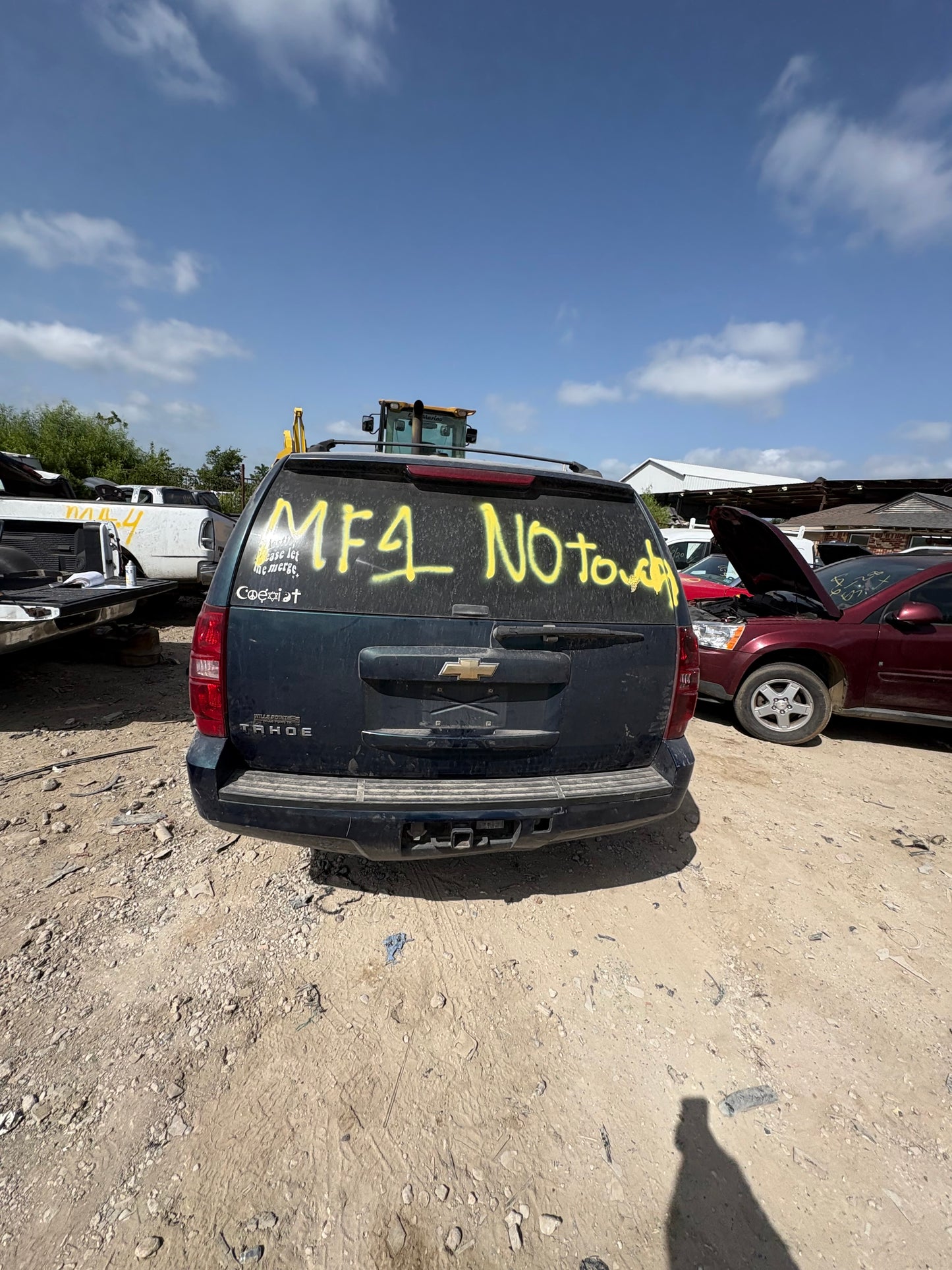 2007-2014 CHEVY TAHOE - PARTING OUT-MF-1 - Stock #:M19291